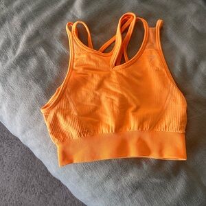 Women's Orange Sports Bra